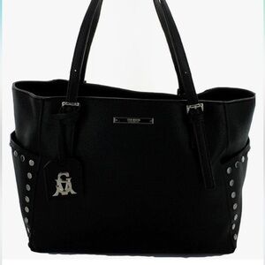 Steve Madden Sommer Black Medium Tote